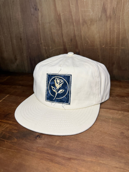 Floral Navy - Off-White Snapback