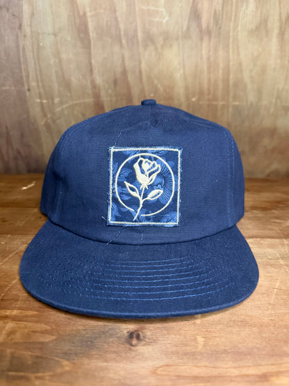 Floral Navy - Navy Blue Snapback
